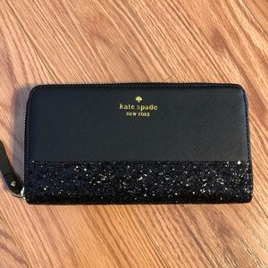 Black Kate Spade wallet - New without tags